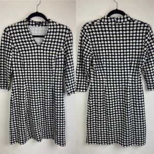 J. McLaughlin Dress print office work or casual XS